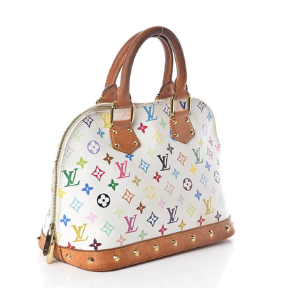 Louis Vuitton Monogram Multicolor Alma White 3 of 14