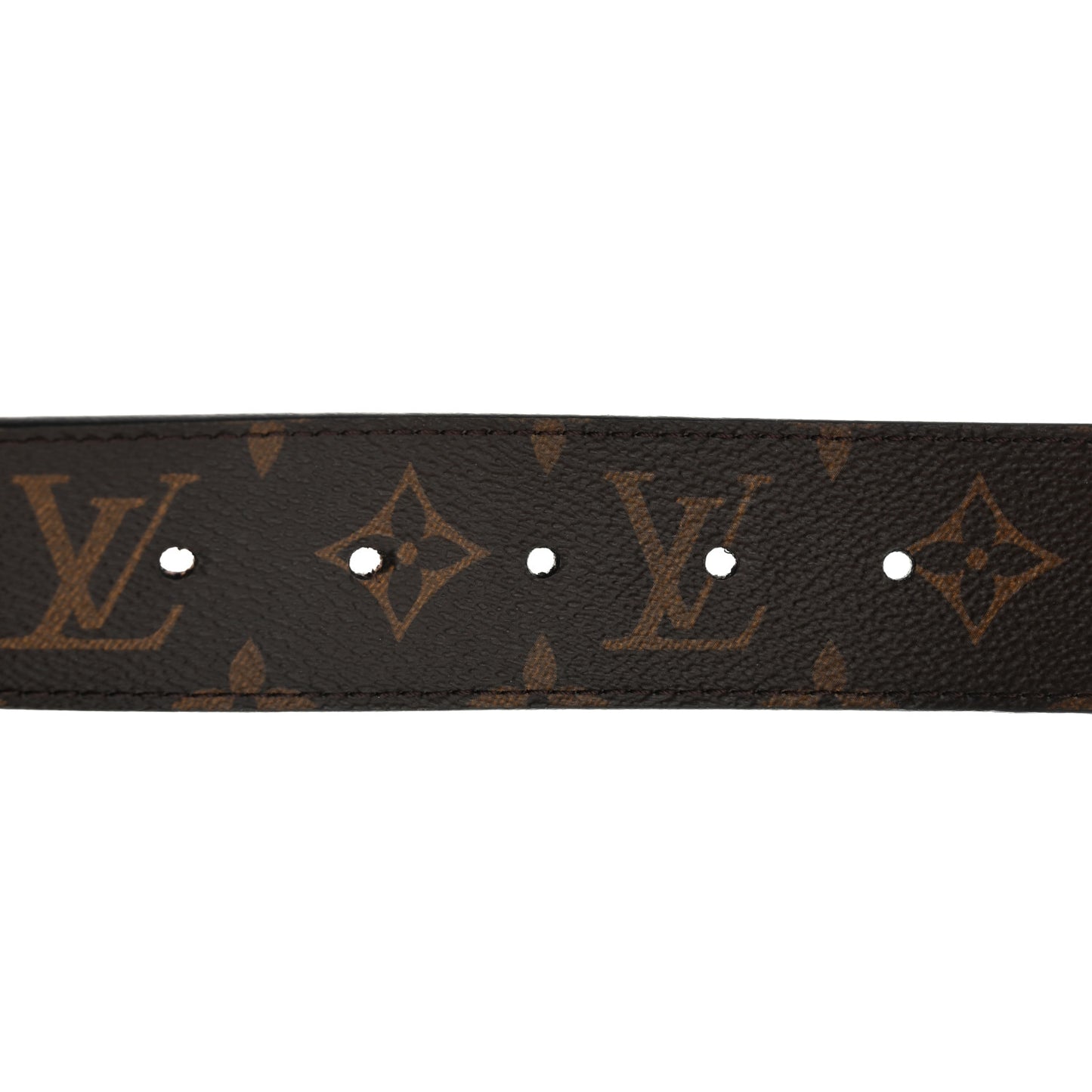 Calfskin Monogram 40mm LV Initiales Reversible Belt 95 38 Black