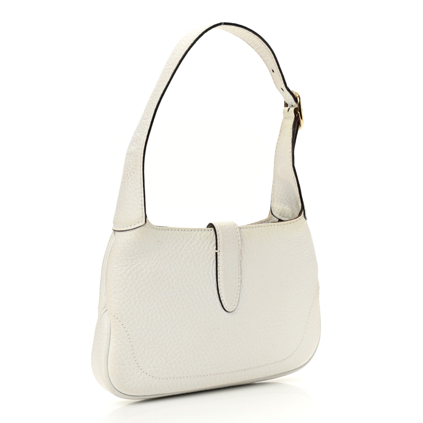 Calfskin Small Jackie O Hobo White