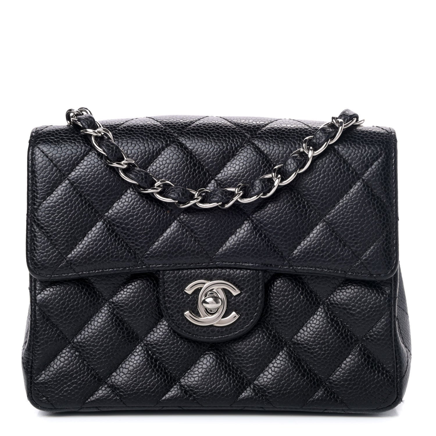 Chanel Caviar Quilted Mini Square Flap Black 1 of 4