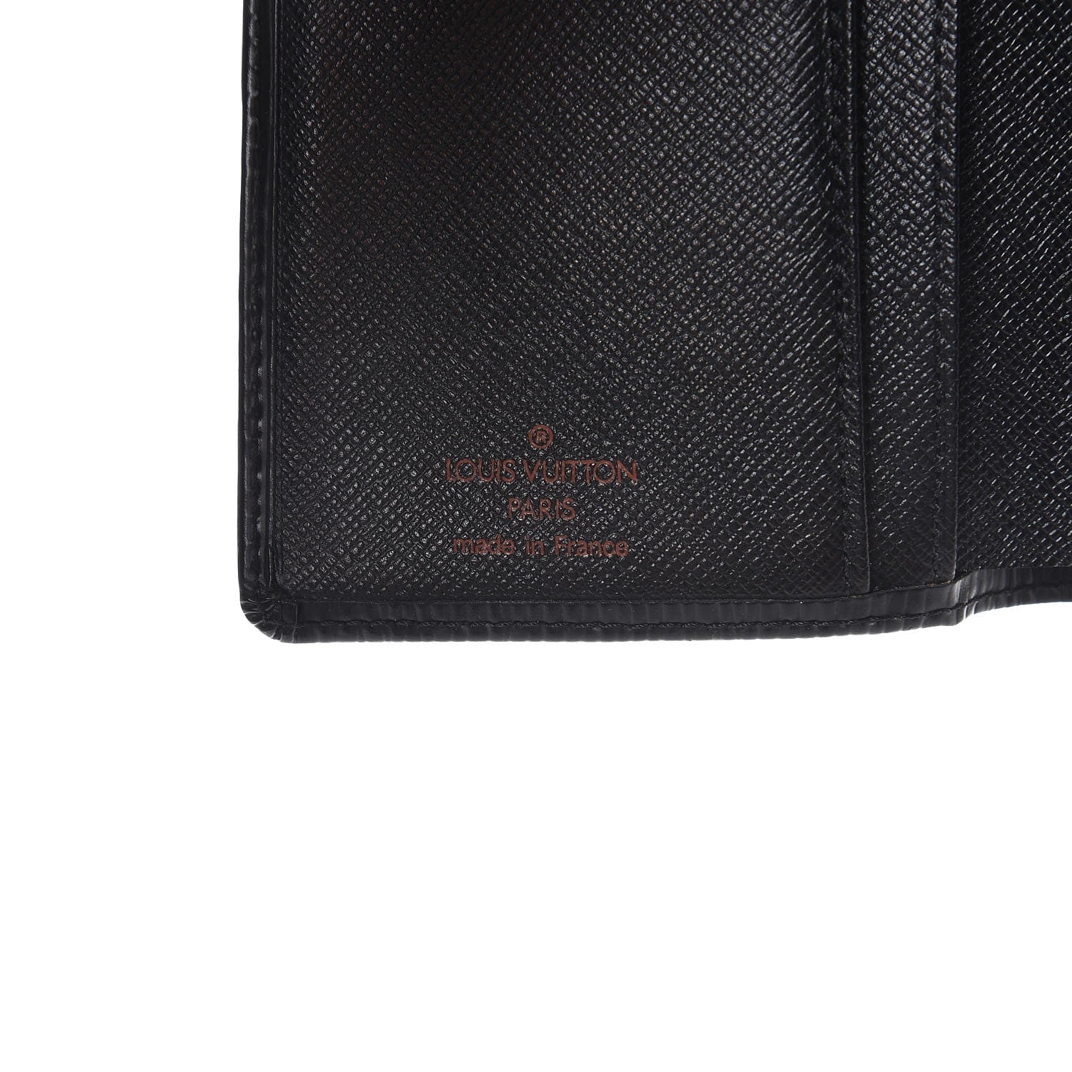 Louis Vuitton Epi French Purse Wallet Black 7 of 9