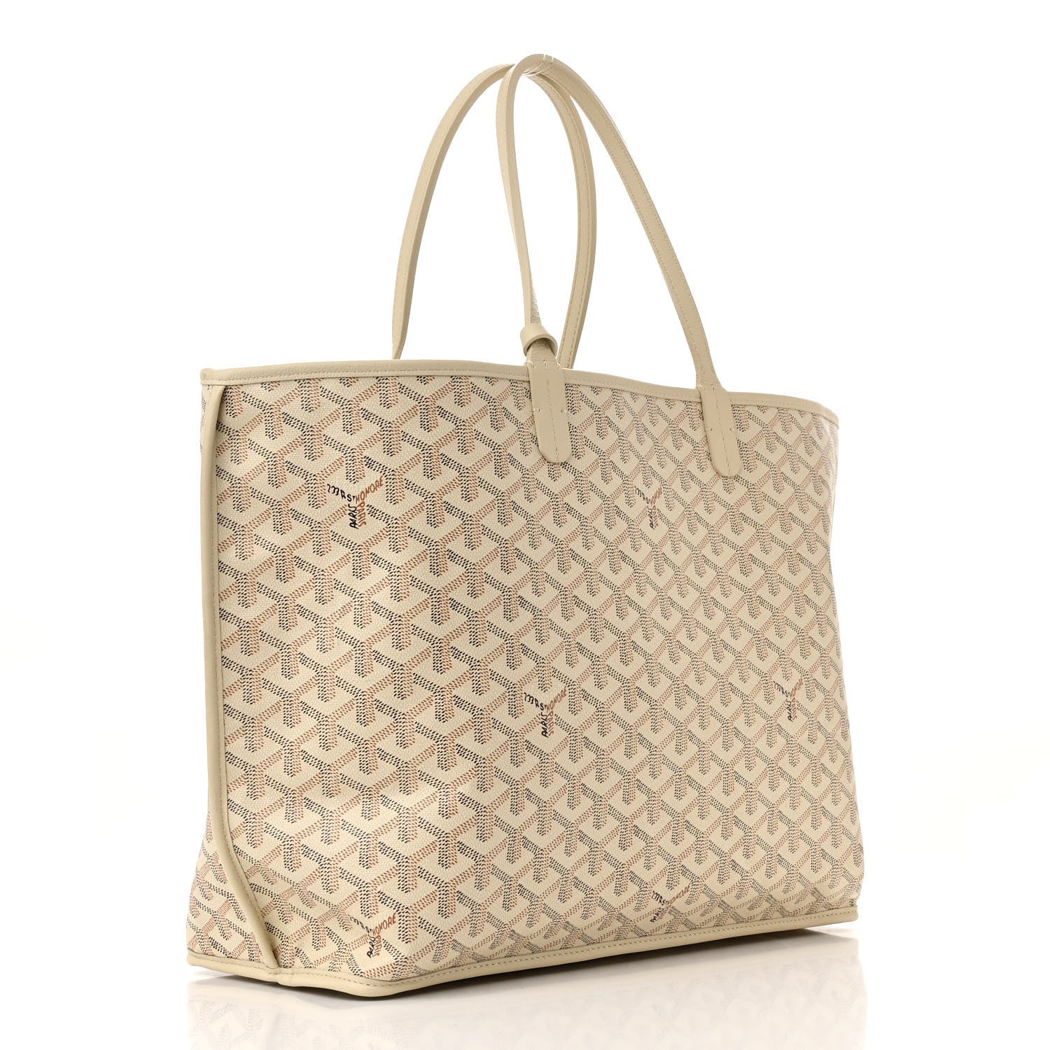 Goyard Goyardine Embroidered Seahorse Reversible Anjou PM Sand 5 of 17