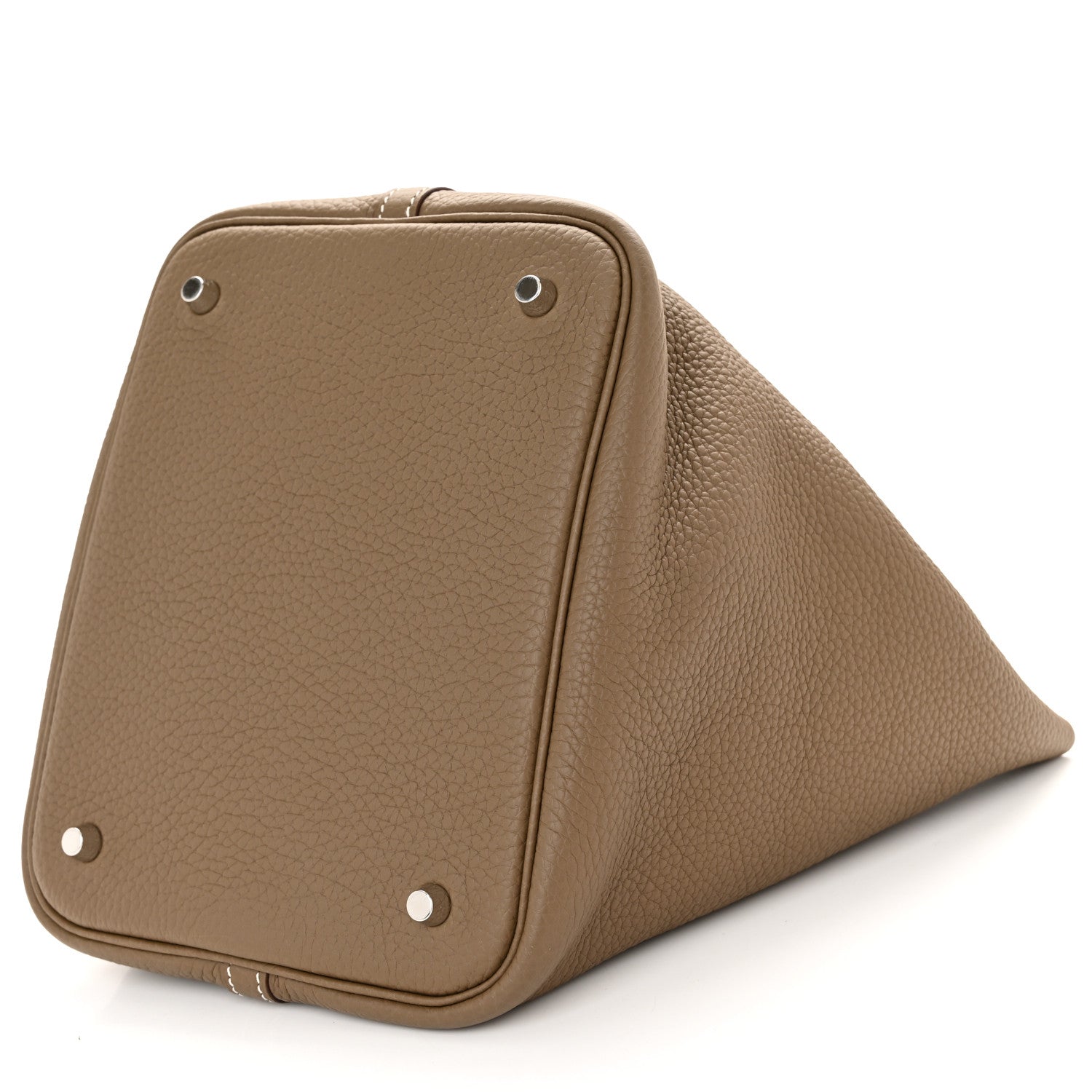 Hermes Taurillon Clemence Picotin Lock 22 MM Etoupe 10 of 10