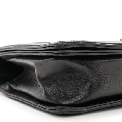 Chanel Lambskin Quilted New Medium Boy Flap Black 10 of 14