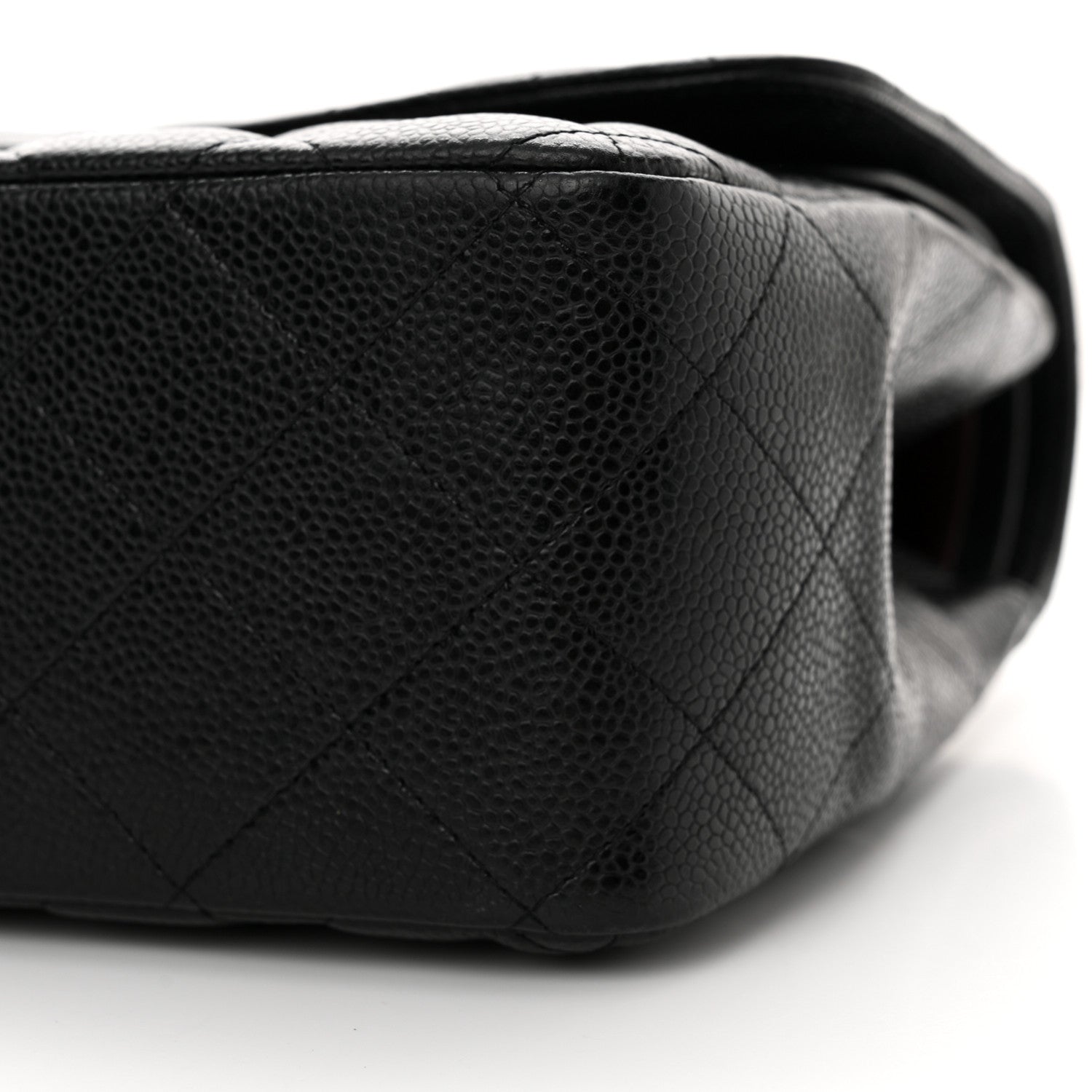 Chanel Caviar Quilted Jumbo Double Flap Black 10 of 13