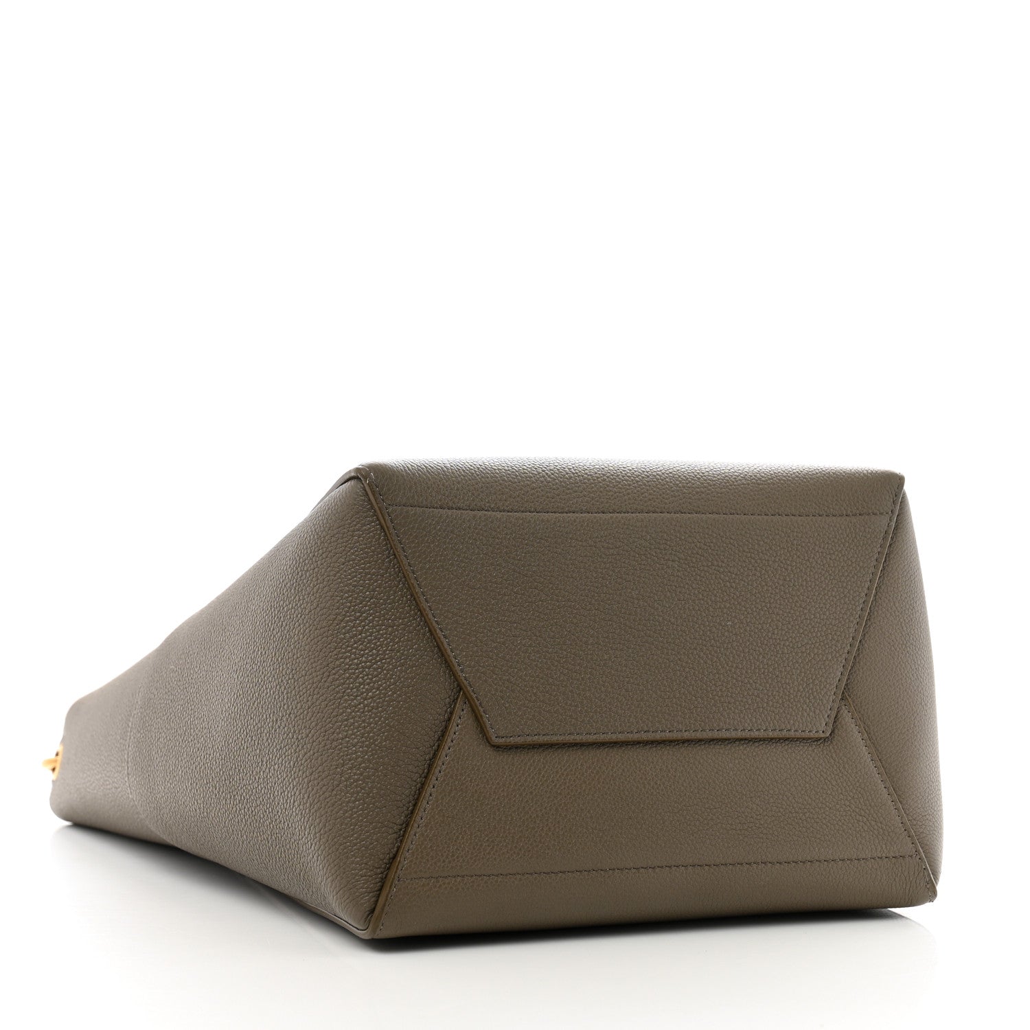 Celine Soft Grained Calfskin Sangle Bucket Bag Taupe 4 of 12