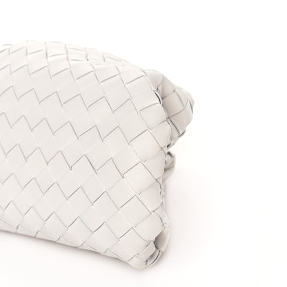 Bottega Veneta Nappa Maxi Intreccio The Pouch Oversized Clutch Chalk 9 of 9