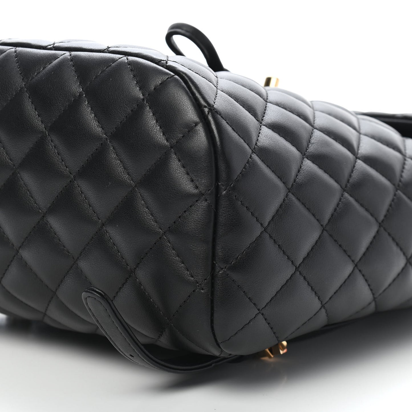 Calfskin Quilted Small Urban Spirit Backpack Black