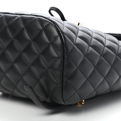 Chanel Calfskin Quilted Small Urban Spirit Backpack Black 9 of 9