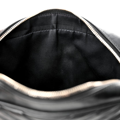 Saint Laurent Calfskin Matelasse Monogram Lou Camera Bag Black 13 of 14