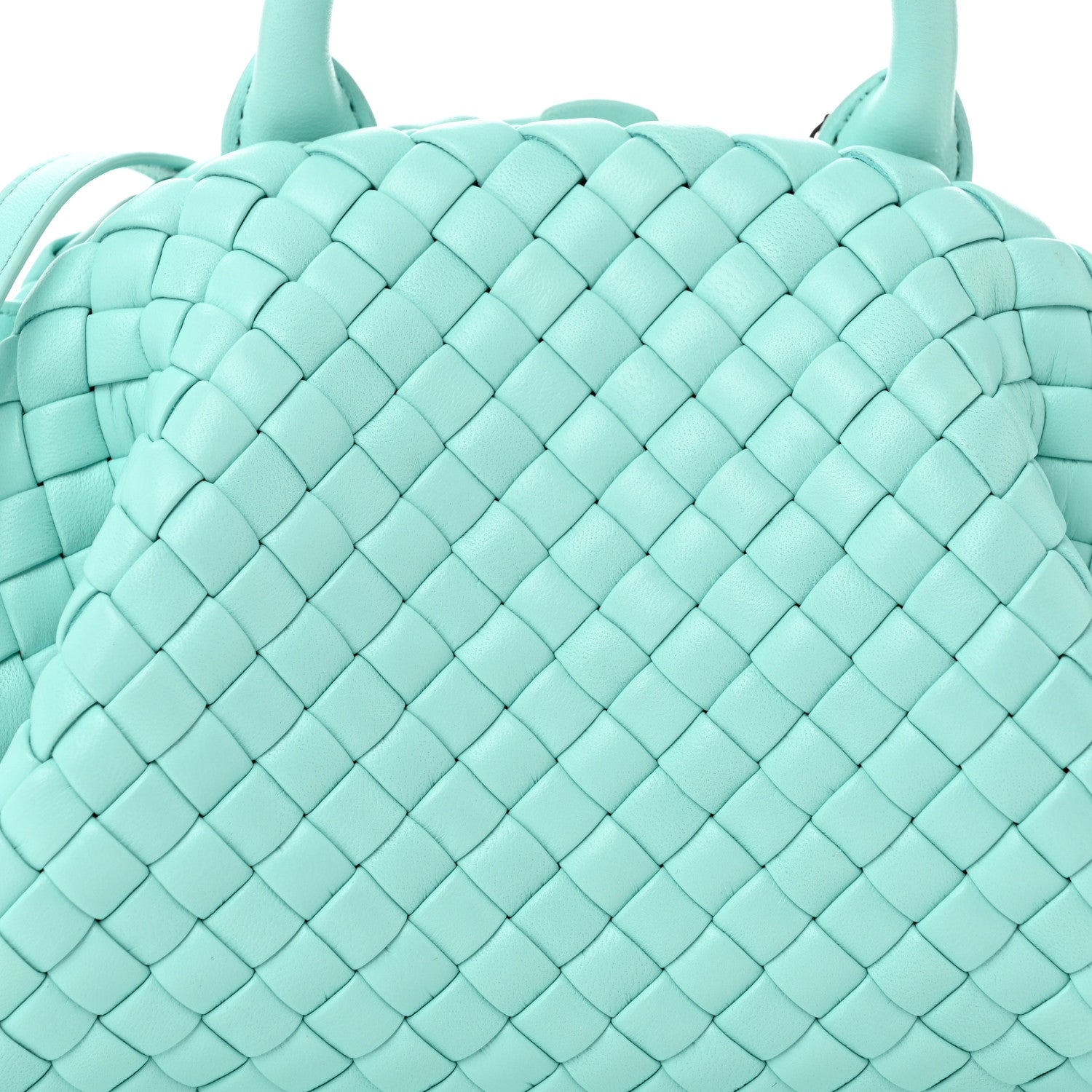 Bottega Veneta Nappa Intreccio Mini Padded Handle Bag Celadon 7 of 9
