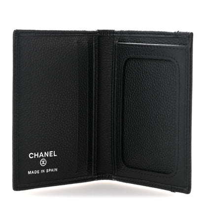 Chanel Grained Calfskin Brilliant Card Holder Black 5 of 7