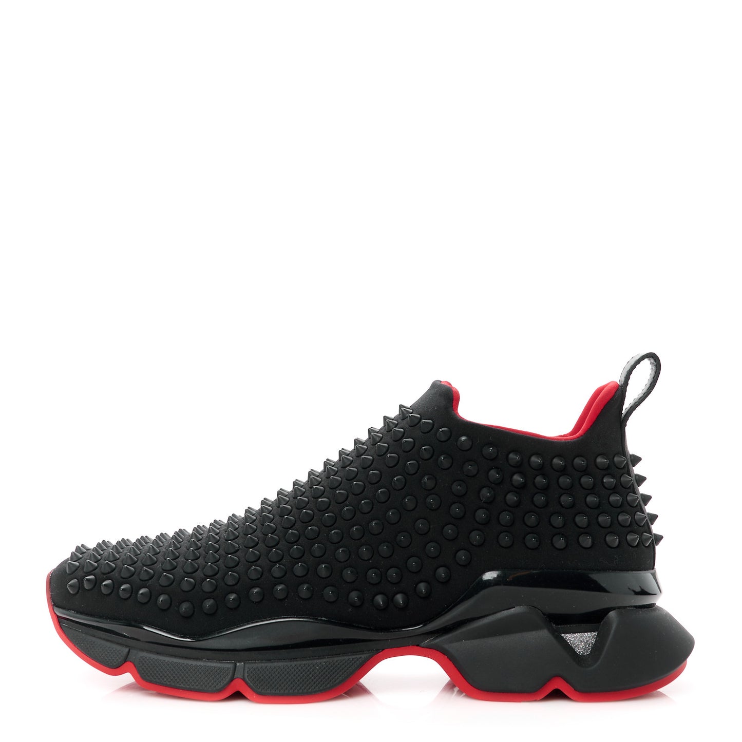 Neoprene Spike Sock Donna Flat Sneakers 40 Black