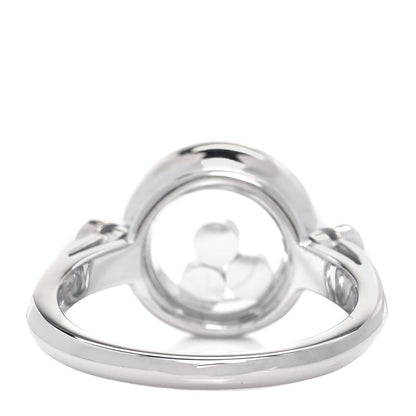 Chopard 18K White Gold Happy Diamonds Circle Ring 51 5.75 3 of 5