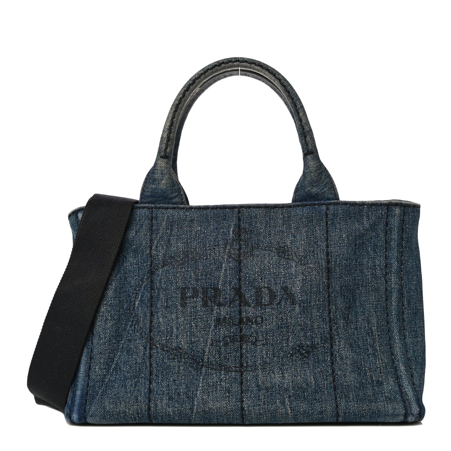 Denim Small Logo Tote Avio