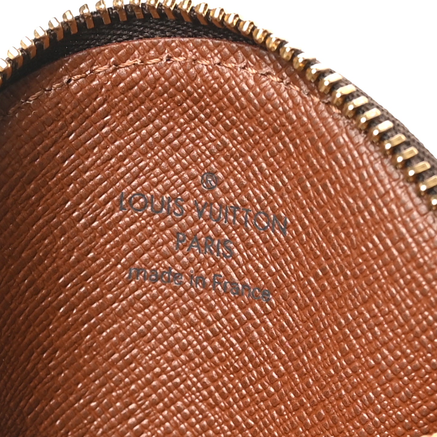 Monogram Round Coin Purse