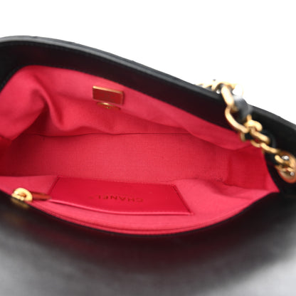 Chanel Lambskin Plexiglass Quilted Coco Love Flap Black 5 of 10