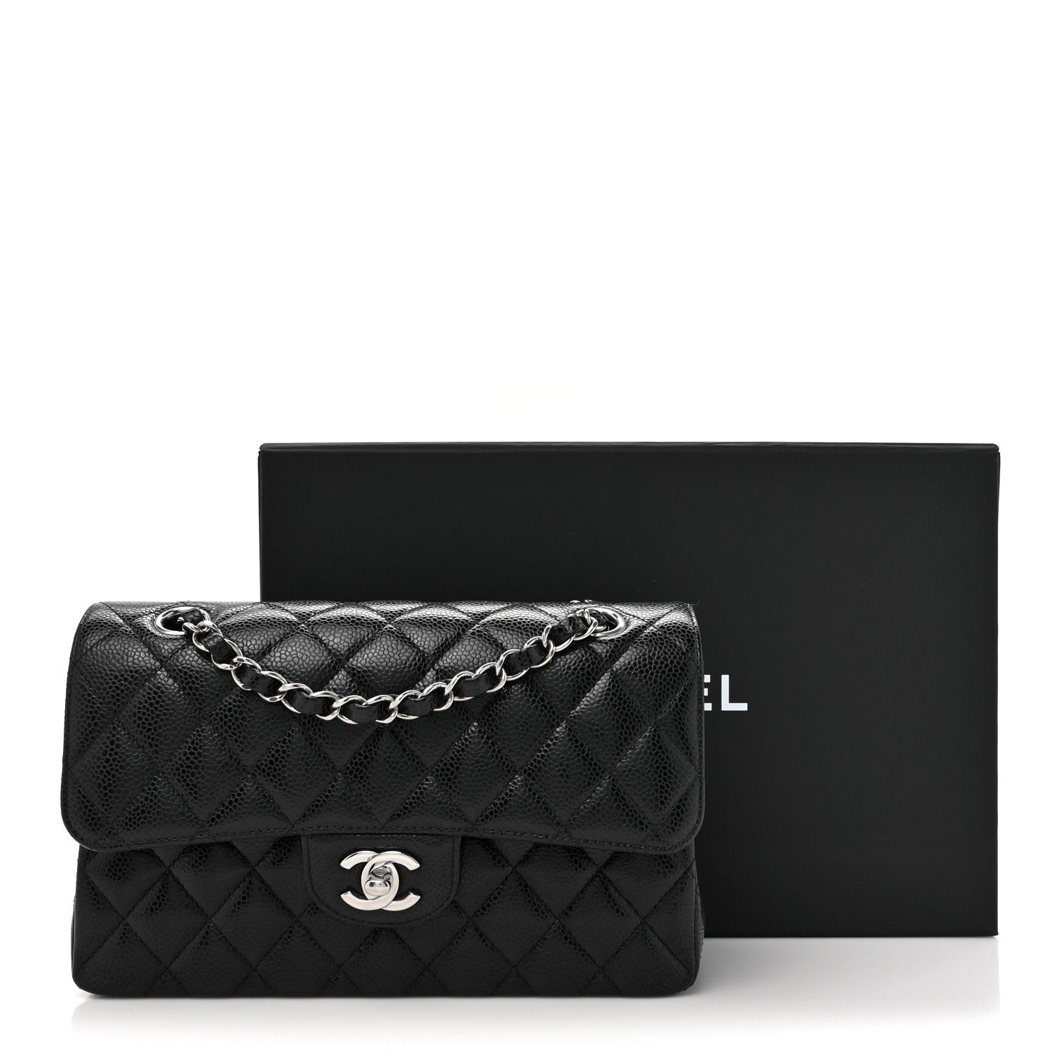 Chanel Caviar Quilted Small Double Flap Black 12 of 12