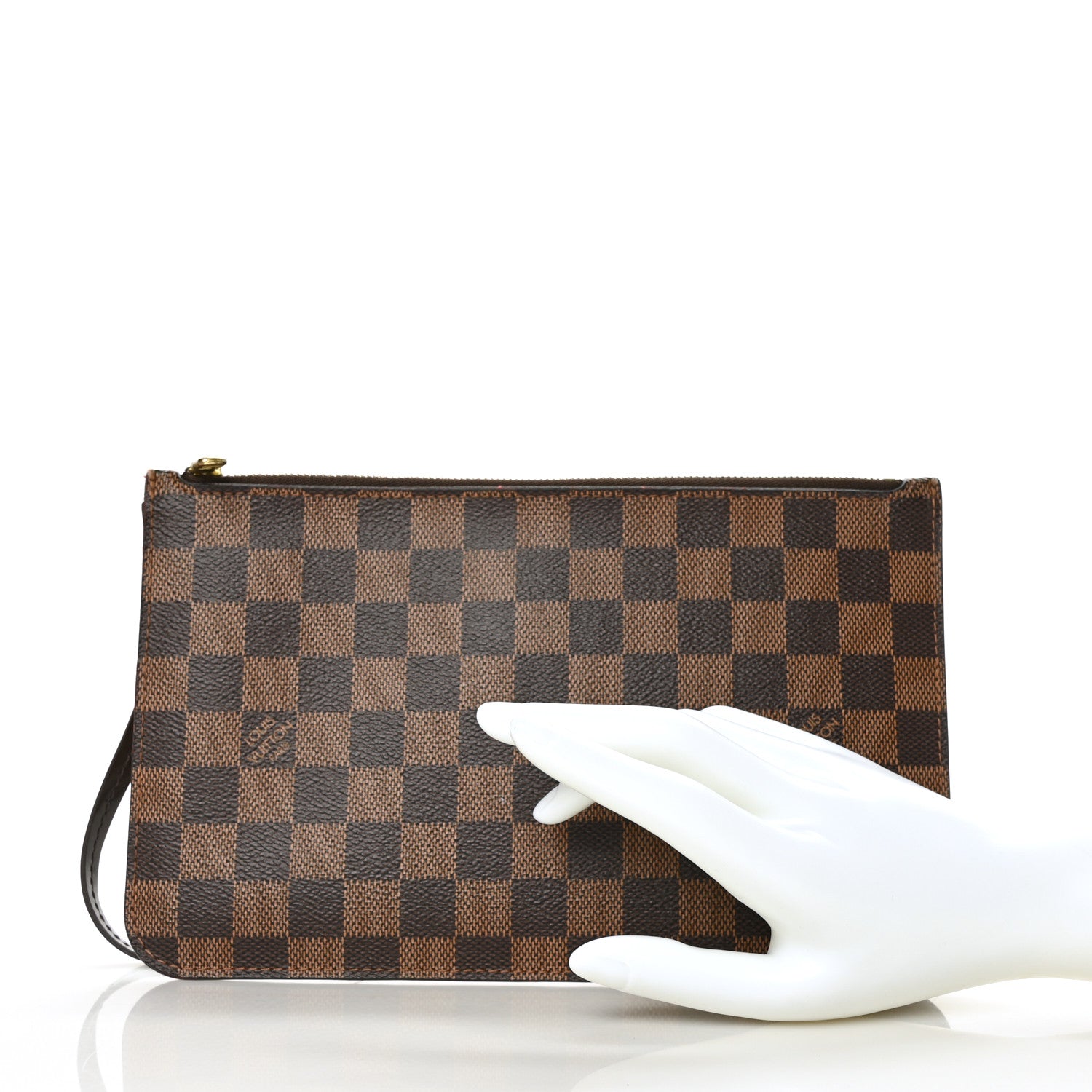 Louis Vuitton Damier Ebene Neverfull MM GM Pochette 2 of 9