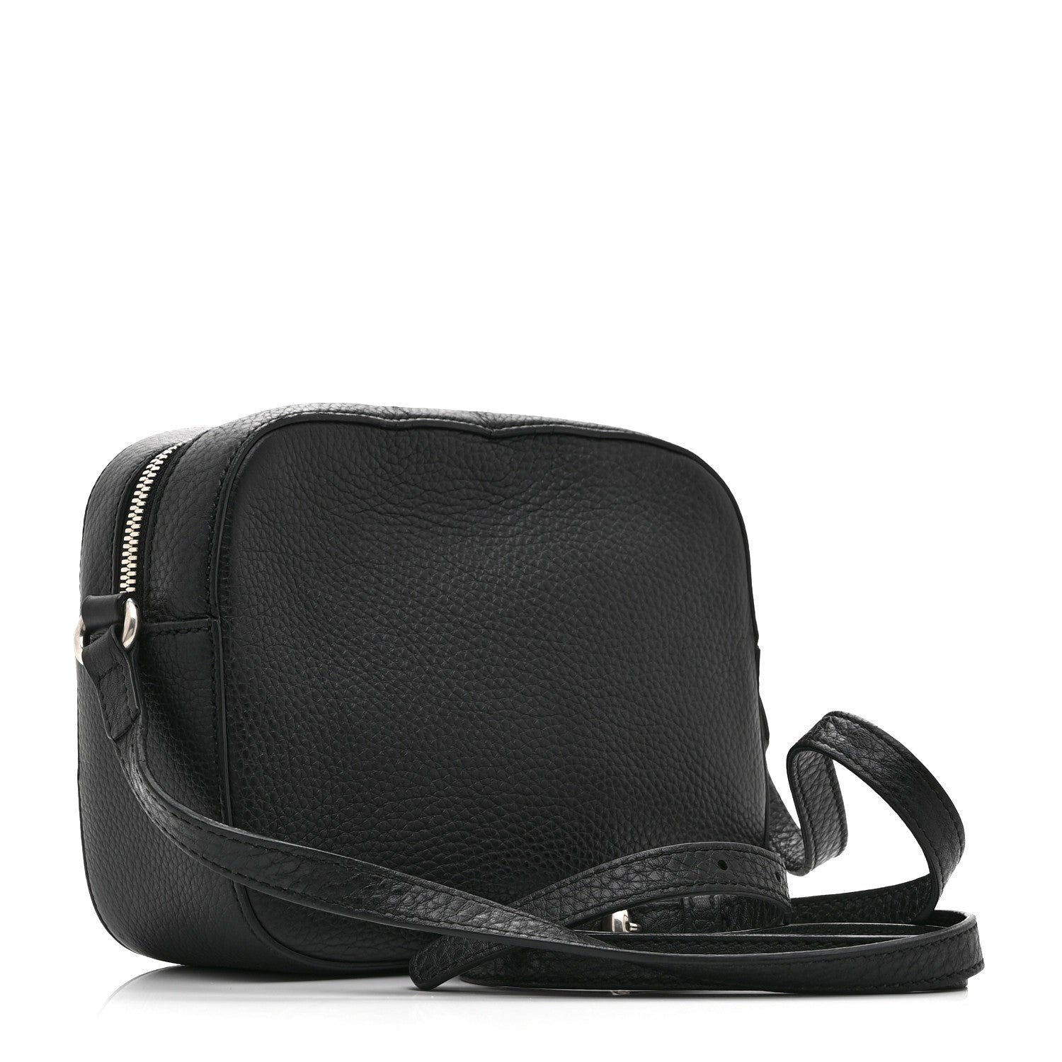 Gucci Pebbled Calfskin Studded Small Soho Disco Bag Black 3 of 11