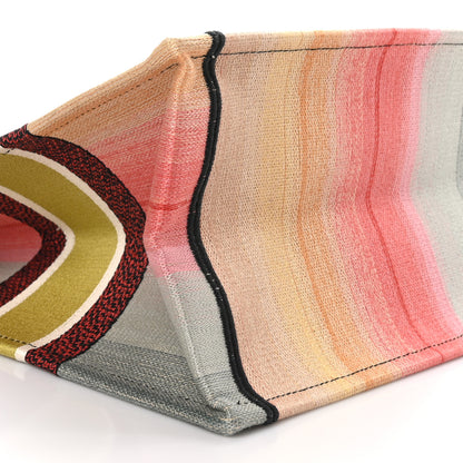 Christian Dior Canvas Embroidered Medium Dioraura Book Tote Multicolor 8 of 9