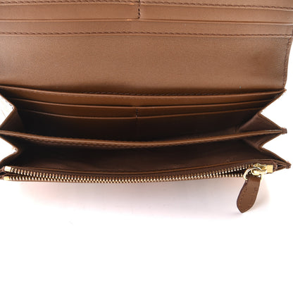 Burberry Calfskin Horseferry Check Porter Continental Wallet Tan 8 of 8