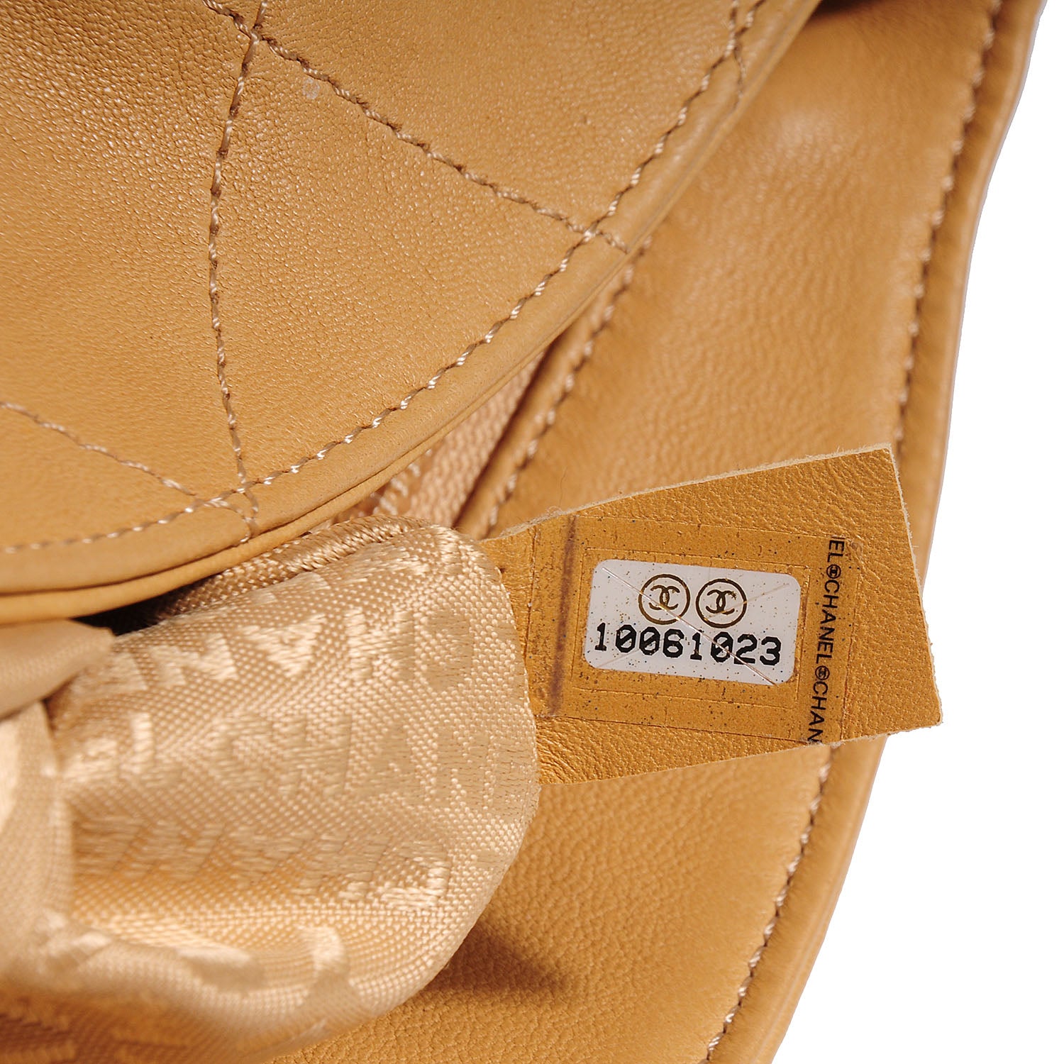 Chanel Lambskin Stitched Medium Ultimate Soft Tote Beige 6 of 7