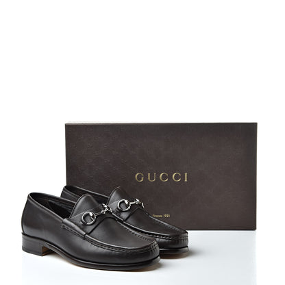 Gucci Calfskin Mens 1953 Horsebit Loafers 41 Marrone 9 of 9