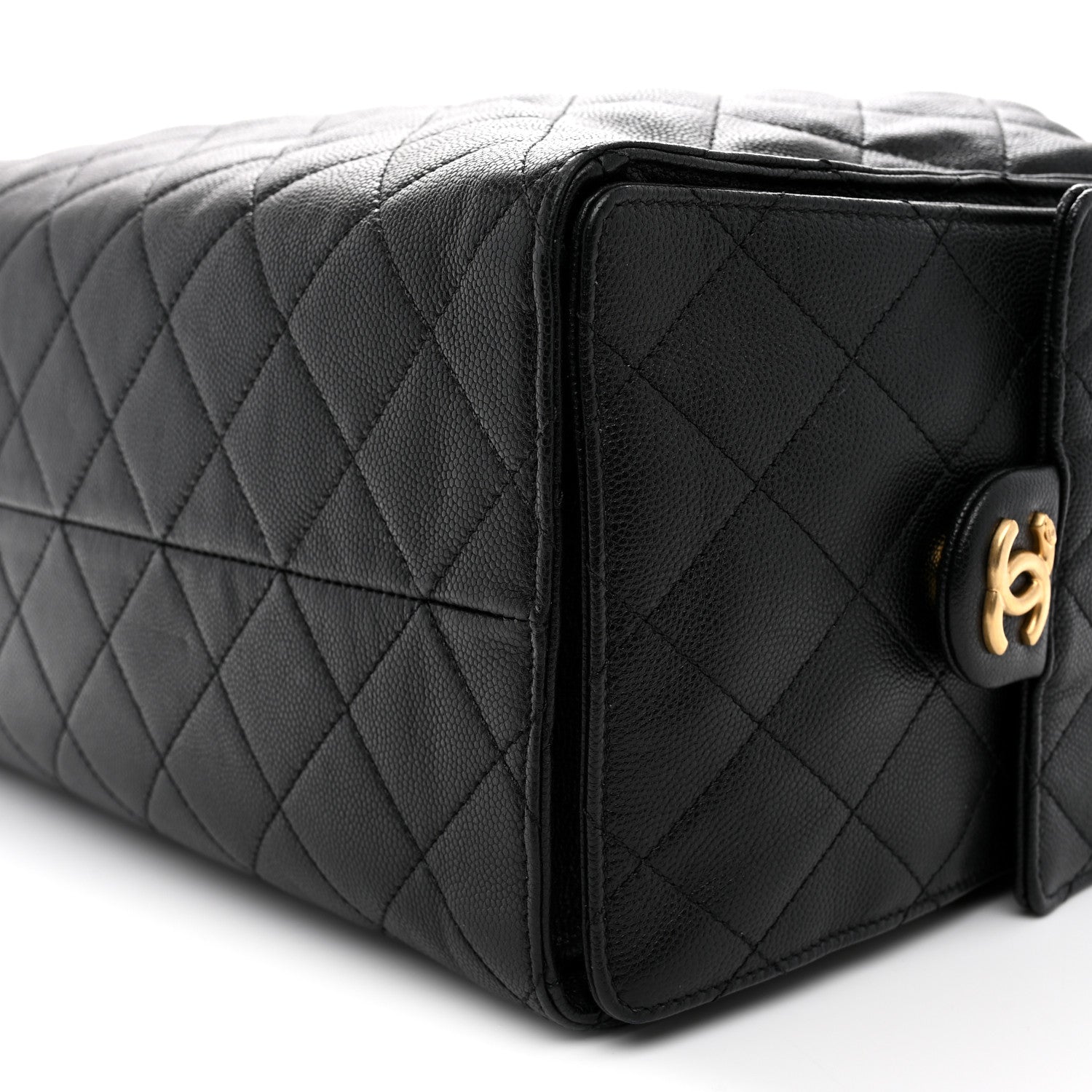 Chanel Caviar Quilted Medium Chanel 25 Handbag Black 11 of 12