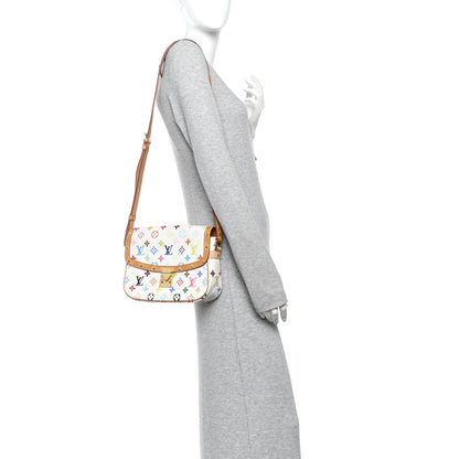 Louis Vuitton Monogram Multicolor Sologne White 2 of 11