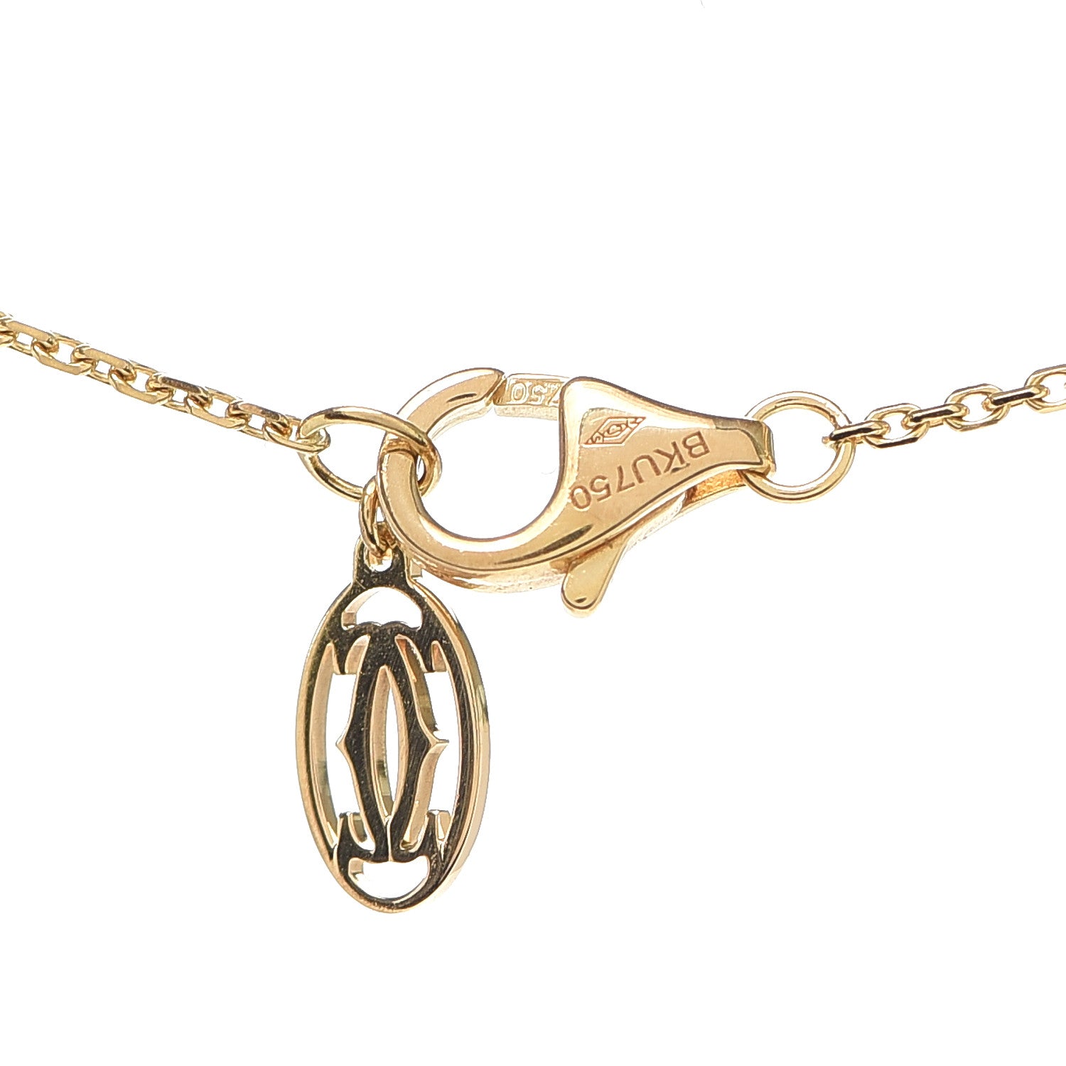 Cartier 18K Yellow Gold Diamond XS D'Amour Pendant Necklace 4 of 5