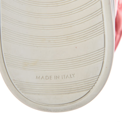Chanel Calfskin Pearl High Top CC Sneakers 38 Red 9 of 10