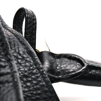 Prada Vitello Daino Side Pocket Tote Black 22 of 25