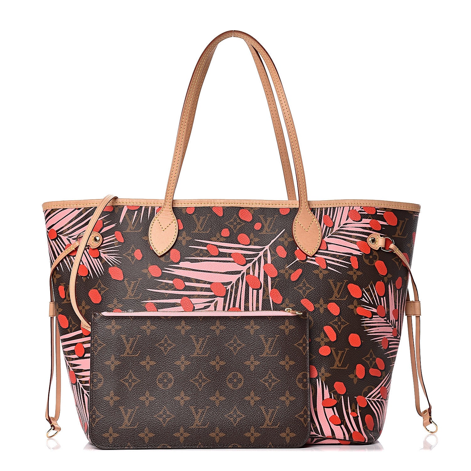 Louis Vuitton Monogram Jungle Dots Neo Neverfull MM Sugar Pink Poppy 1 of 10