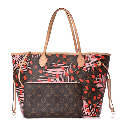 Louis Vuitton Monogram Jungle Dots Neo Neverfull MM Sugar Pink Poppy 1 of 10