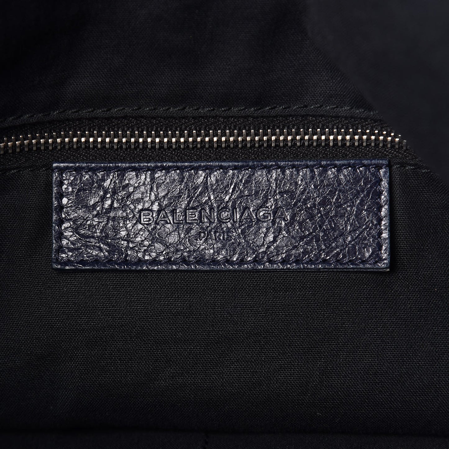 Agneau Classic Hardware Square Tote Bleu Nuit Dark Sea