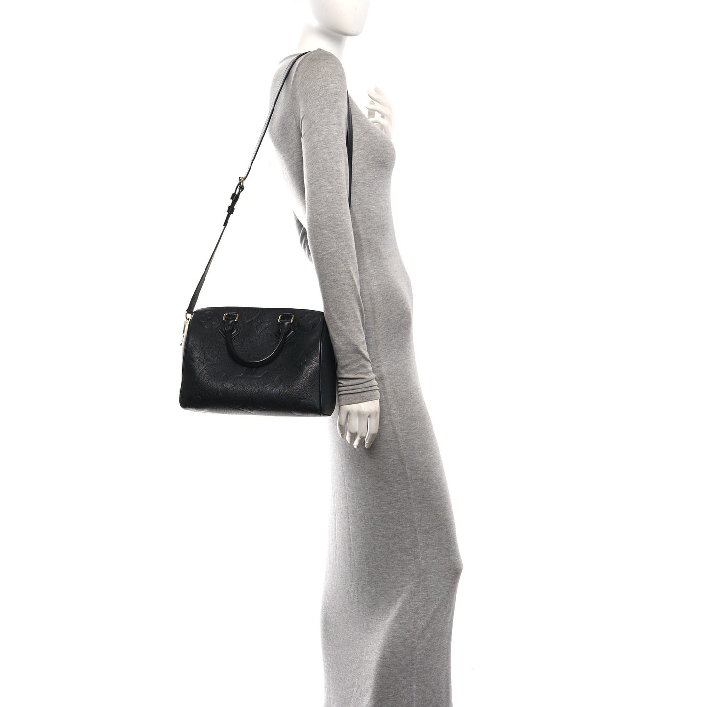 Empreinte Monogram Giant Speedy Bandouliere 25 Black