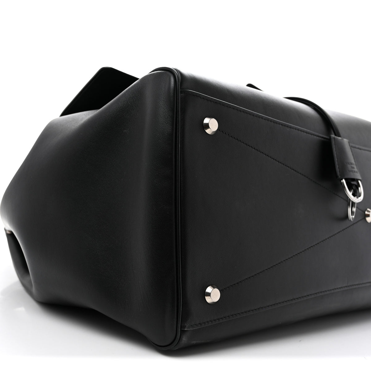 Balenciaga Smooth Calfskin XL Bel Air Carry All Bag Black 9 of 12