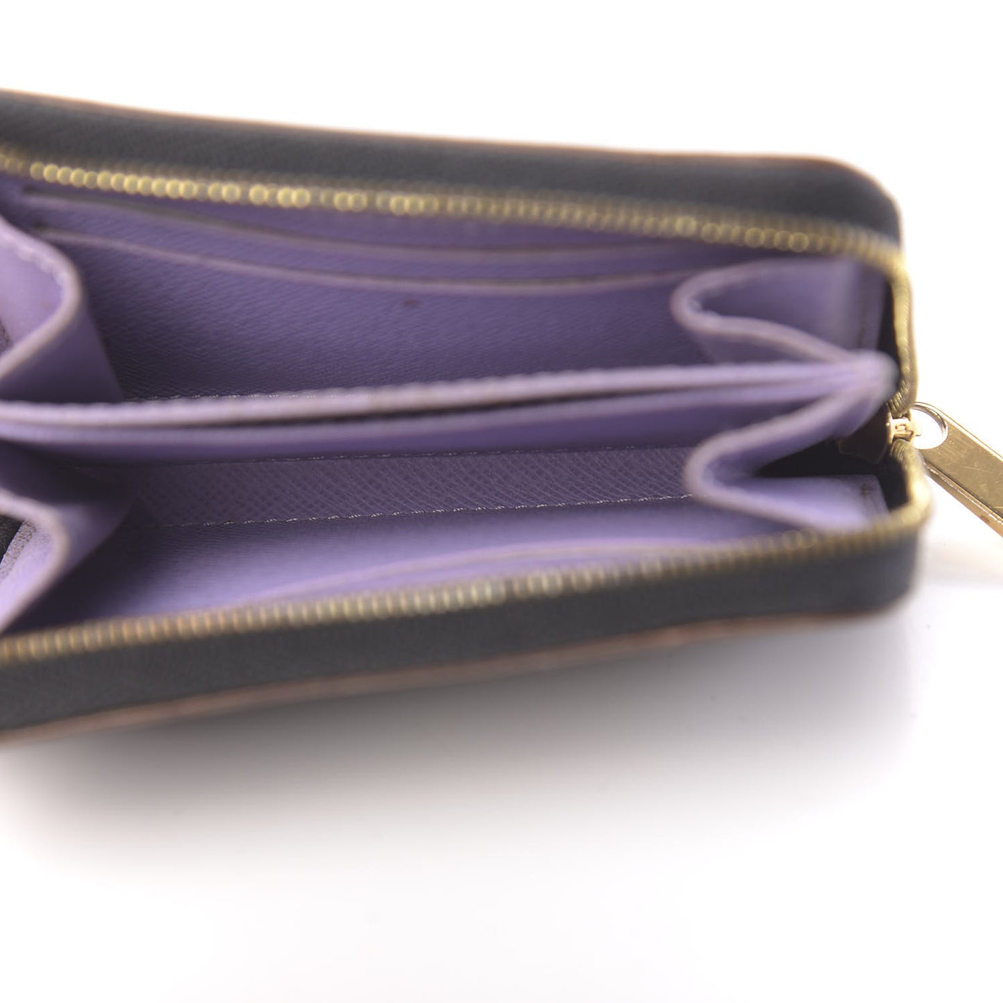 Monogram Multicolor Zippy Coin Purse Black Violet