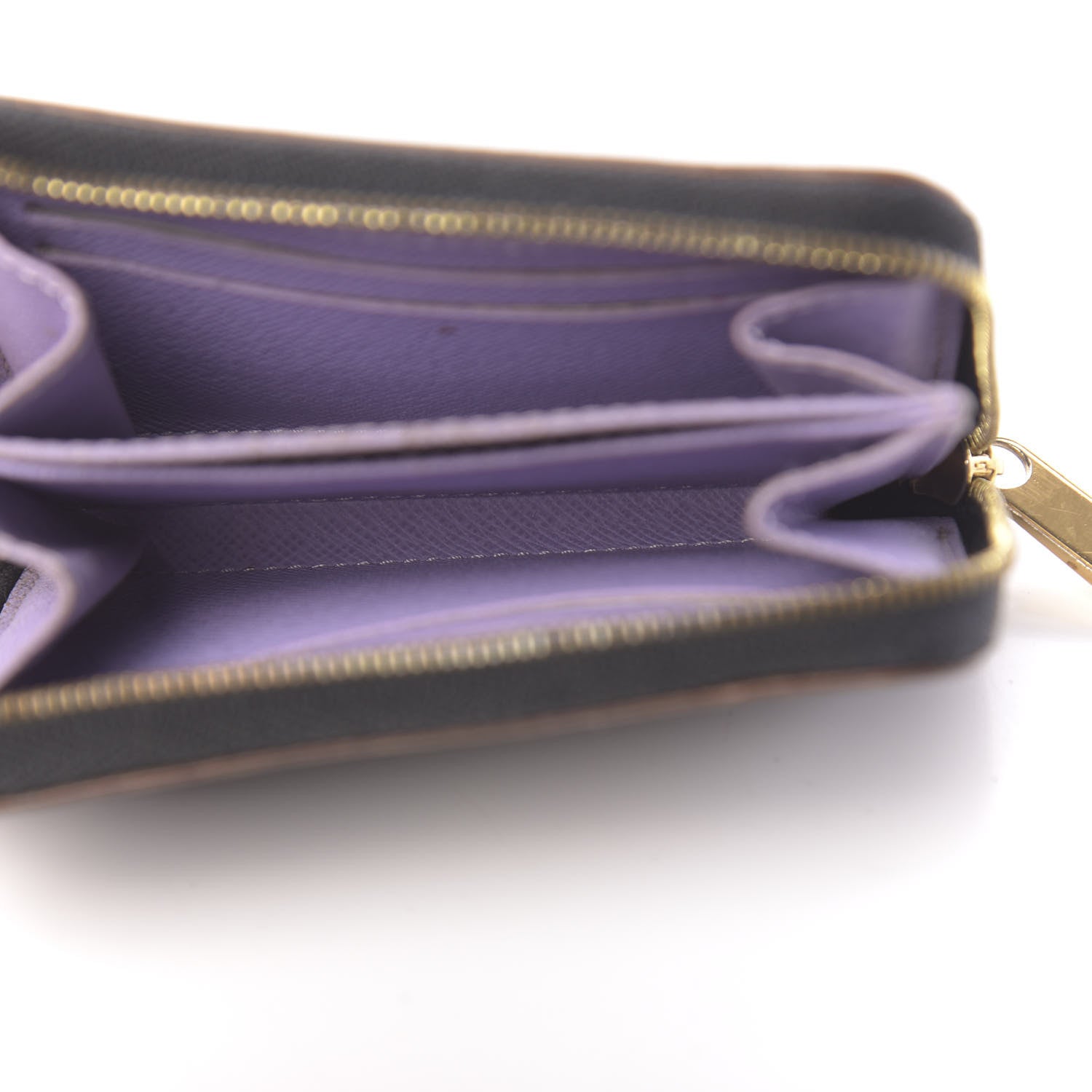 Louis Vuitton Monogram Multicolor Zippy Coin Purse Black Violet 5 of 6