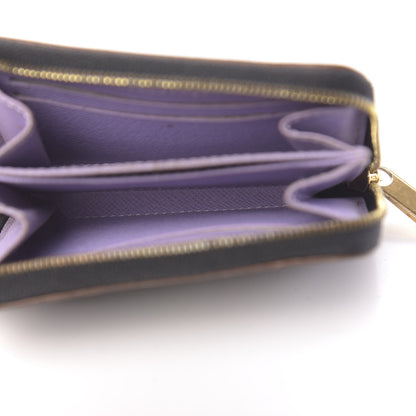 Louis Vuitton Monogram Multicolor Zippy Coin Purse Black Violet 5 of 6