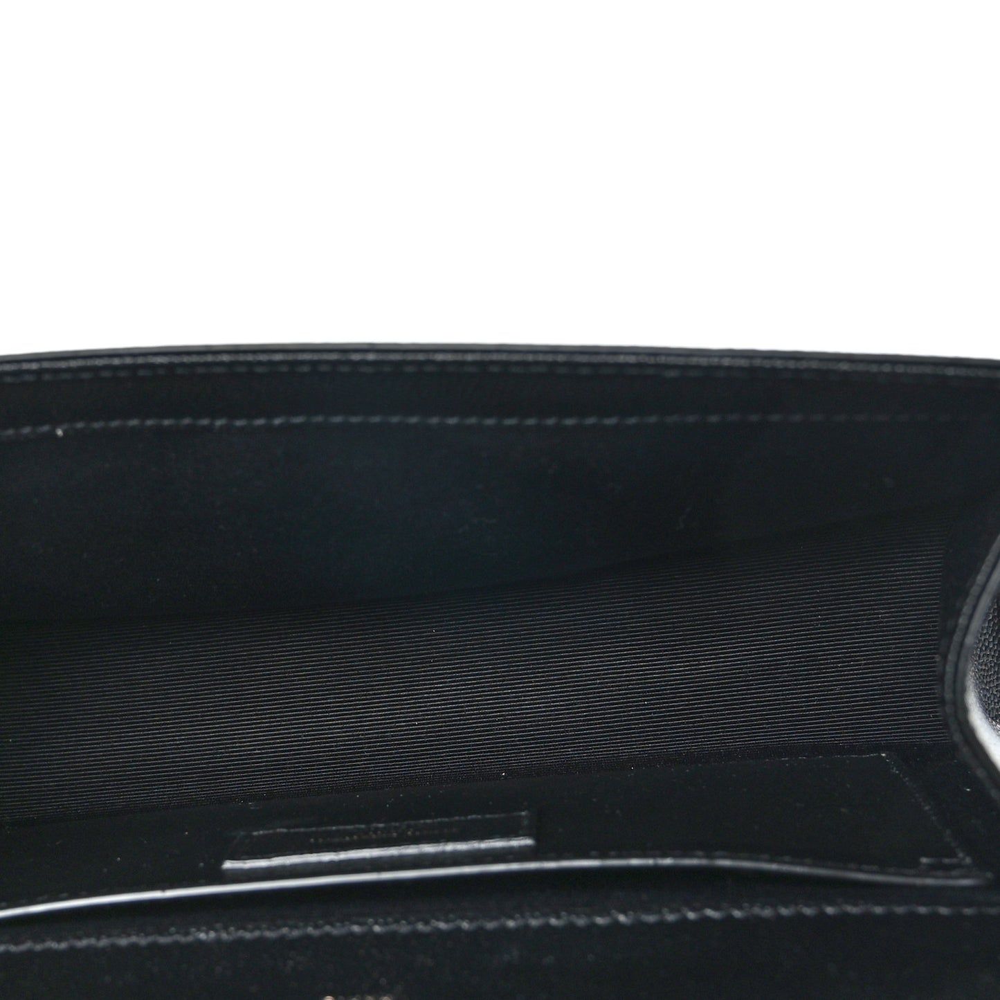 Grain De Poudre Medium Classic Monogram Monochrome Kate Satchel Black