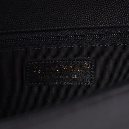 Chanel Caviar Quilted New Medium Boy Flap Black 6 of 10