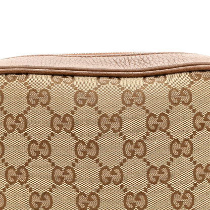 Gucci Monogram Mini Bree Messenger Bag Beige Tabacco 9 of 11