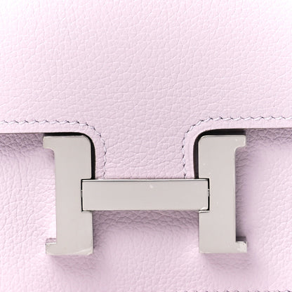 Hermes Evercolor Constance Slim Wallet Mauve Pale 11 of 15