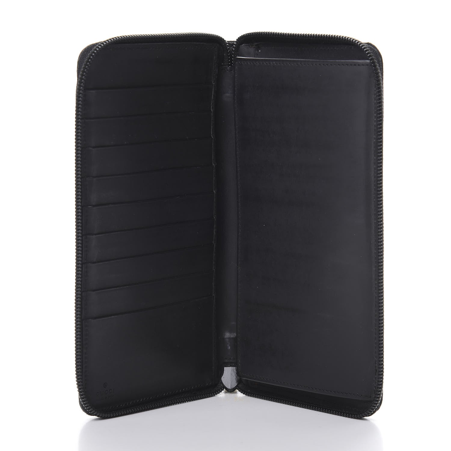 Gucci Monogram Zip Around Wallet Black 5 of 10