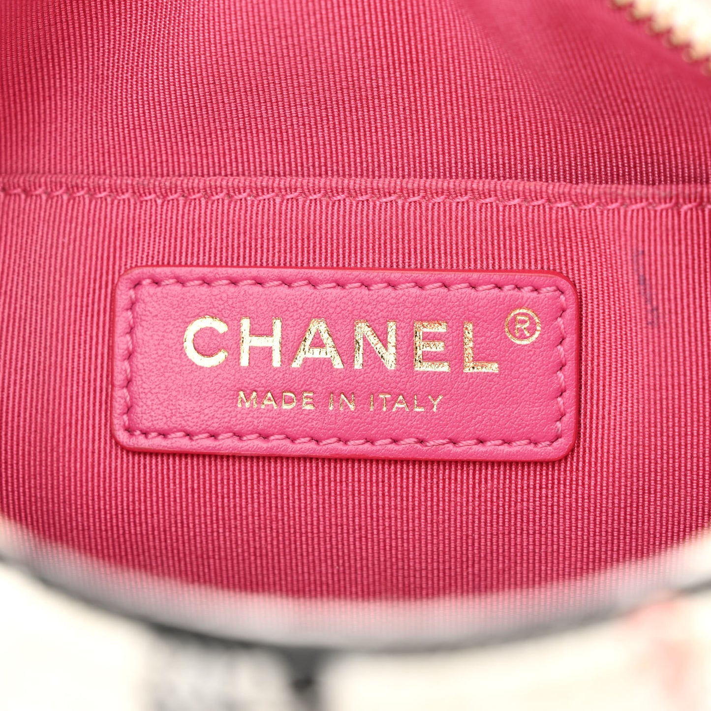 Tweed Lambskin Quilted Coco Midnight Camera Case White Black Multicolor