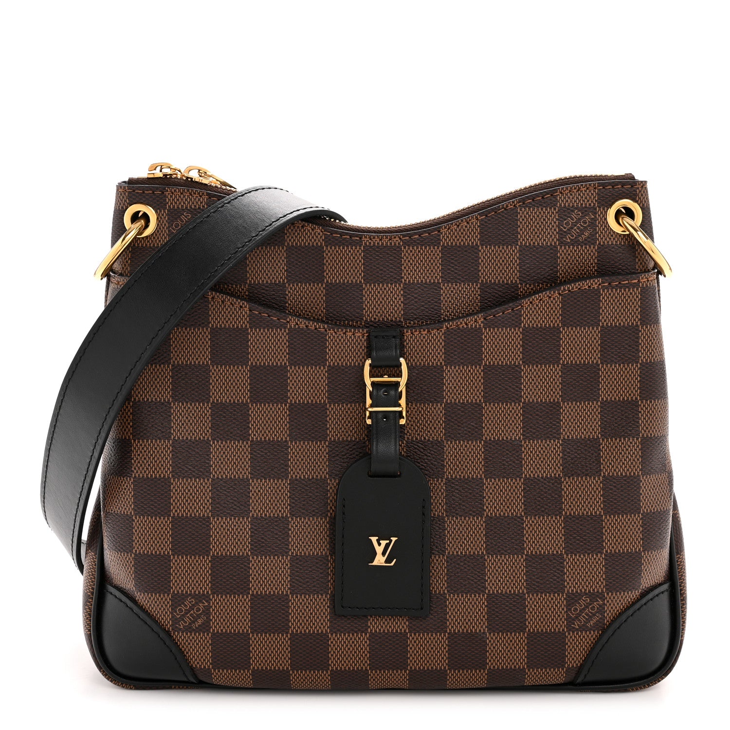 Louis Vuitton Damier Ebene Odeon PM Black 1 of 12