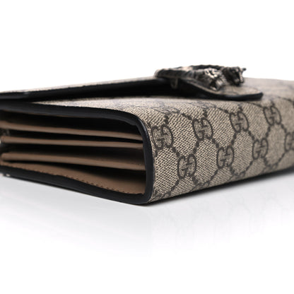 Gucci GG Supreme Monogram Mini Dionysus Chain Wallet Beige Taupe 10 of 13