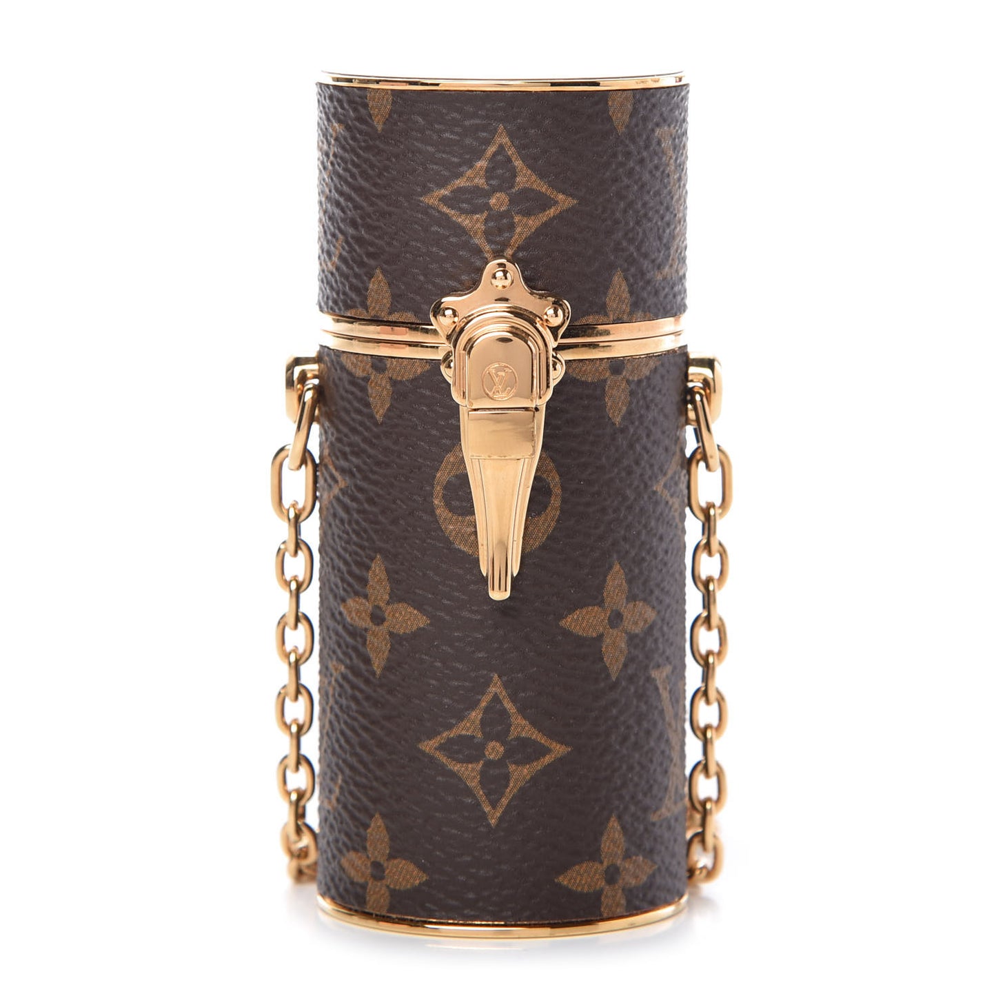 Monogram Chain Lipstick Case